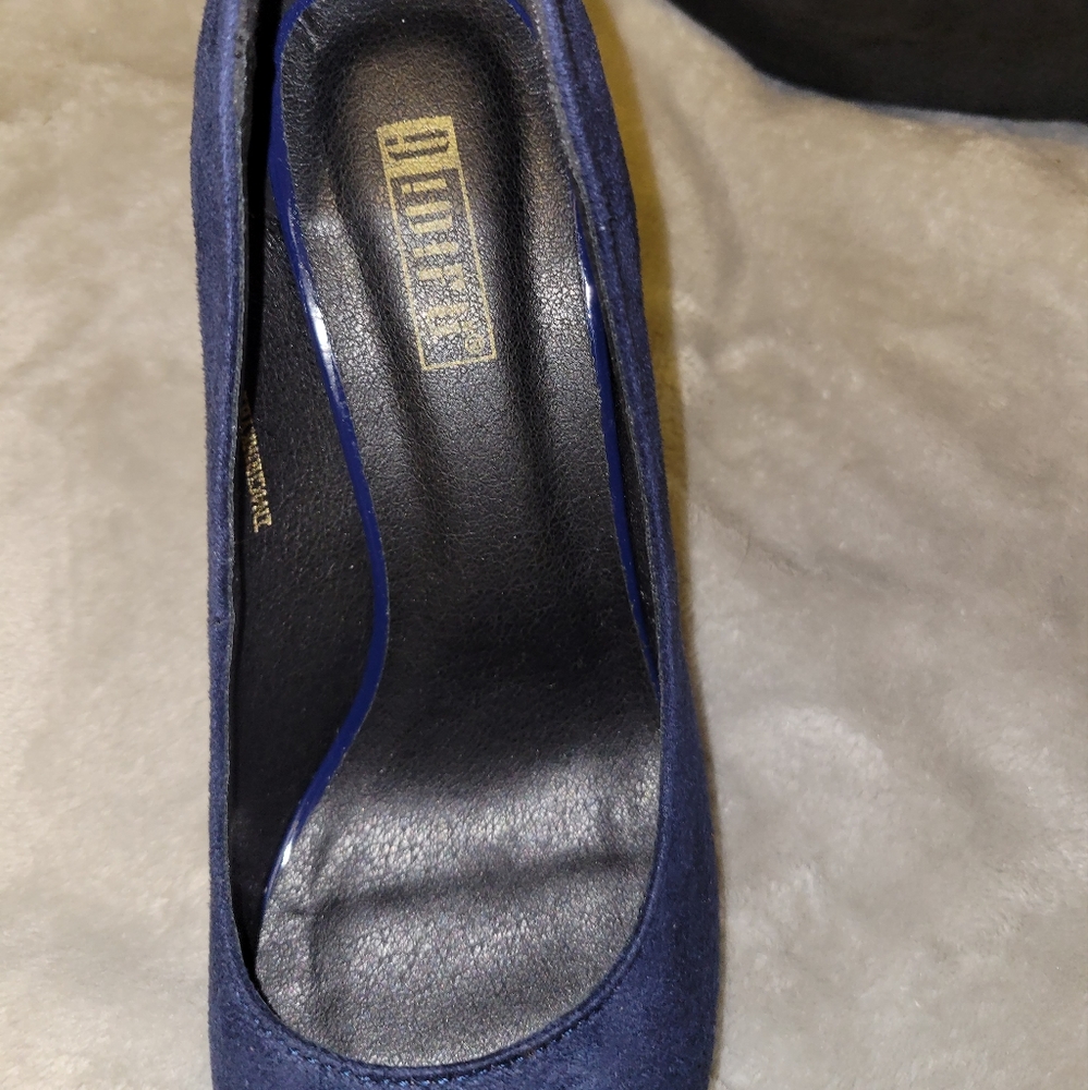 Blue heels